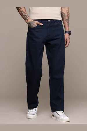 WROGN Men Pure Cotton Loose Fit Jeans