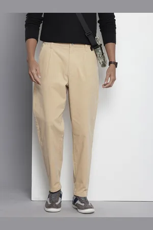 Tommy Hilfiger Men Loose Tapered Fit Corduroy Chinos Trousers