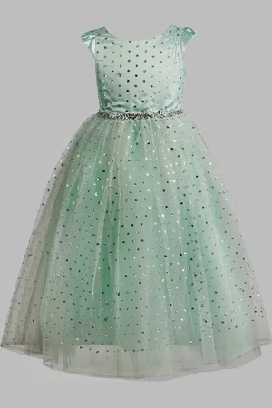 Toy Balloon Kids Girls Embellished Net Fit & Flare Dress