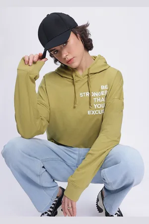DressBerry Artsy Comfort Typography Relaxed Sweatshirt