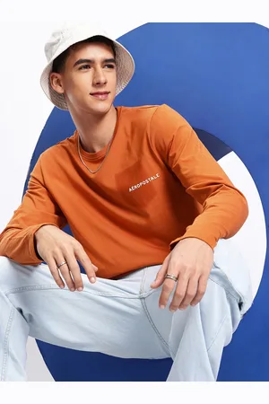 Aeropostale Pure Cotton Long Sleeves Casual T-shirt