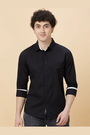 Being Human Slim Fit Spread Collar Long Sleeves Casual Shirt