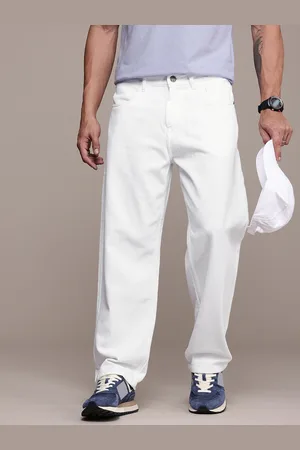 WROGN Men Loose Fit Pure Cotton Jeans