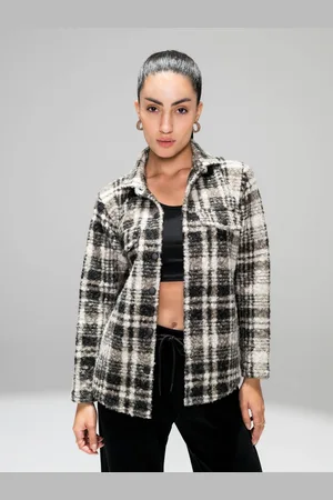 EDRIO Women Checked Lightweight Tailored Jacket