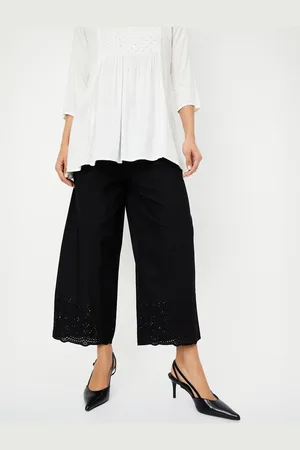 Max Collection Women Cotton Regular Fit Parallel Trousers