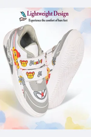 BAESD Kids Printed Suede Sneakers