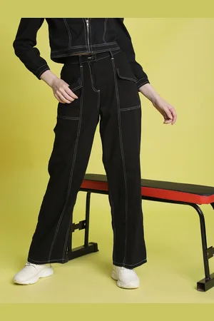 Bene Kleed Women High-Rise Pure Cotton Trouser