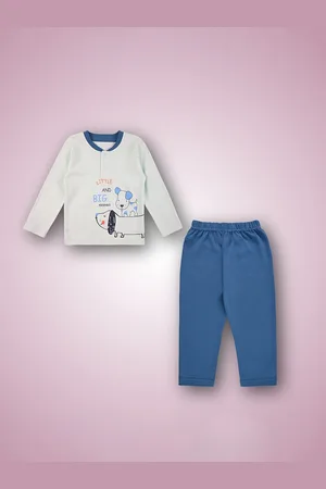 Wish Karo Boys Printed Round Neck Long Sleeves T-Shirt With Trouser