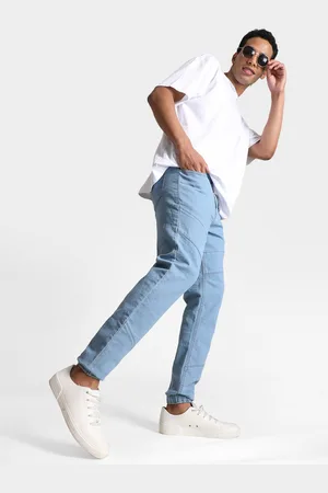 IVOC Men Classic Low Distress Cotton Light Fade Jeans