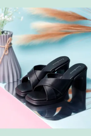 LOUIS STITCH Women Open Toe Block Heel Sandals