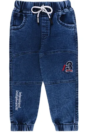 Wish Karo Boys Printed Mid-Rise Jogger Jeans