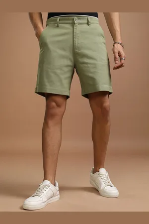 Highlander Men Cotton Mid-Rise Chino Shorts
