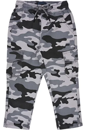 Wish Karo Boys Camouflage Print Regular Fit Jeans
