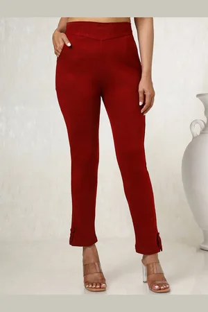 Soch Women Regular Fit Slip-On Trousers