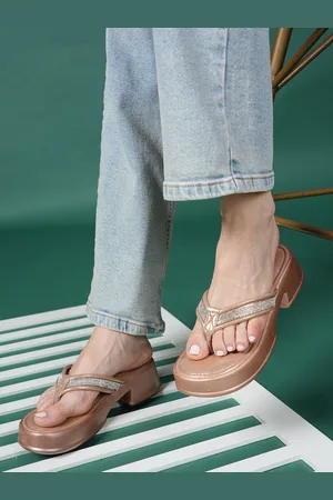 Mast & Harbour Women Western - Embellished Party Sandals