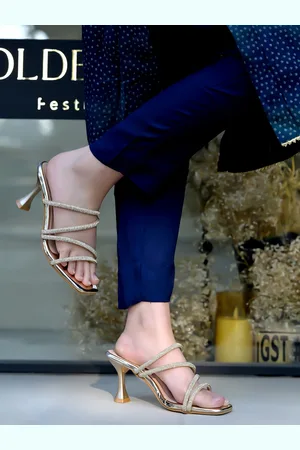 Shoetopia Women Embellished Stiletto Heel Sandals