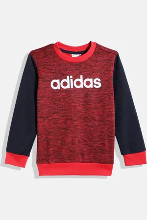 adidas Boys Brand Logo Print Outdoor Sweatshirt