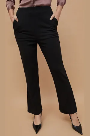 Lifestyle Women Regular Fit Mid-Rise Trousers