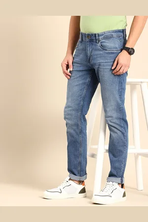 Being Human Men Slim Fit Heavy Fade Stretchable Jeans