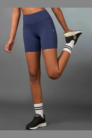 Cult Women Blue Multi Sports Cycling COMFLex Shorts