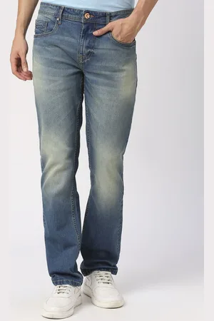 Being Human Men Slim Fit Clean Look Light Fade Jeans
