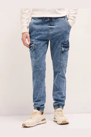 The Bear House Men Cotton Slim Fit Light Fade Stretchable Jeans