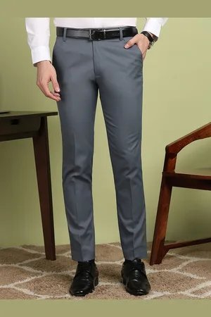 Invictus Men Regular Fit Formal Trousers