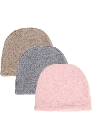 KLOTTHE Women Pack Of 3 Winter Woolen Beanie Caps