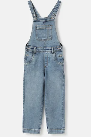 Benetton Infant Girls Collarless Dungaree