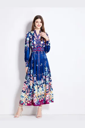 JC Collection Women Floral Printed A-Line Dress