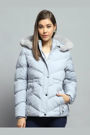 Monte Carlo Women Hooded Solid Casual Lightweight Parka Jacket