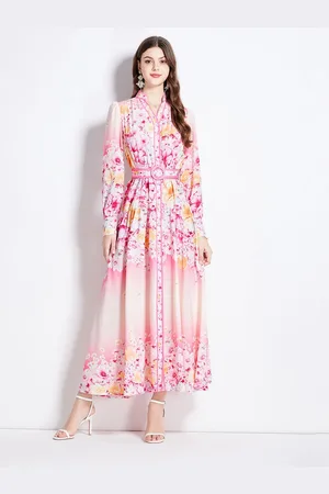 JC Collection Women Floral Printed Maxi Dress