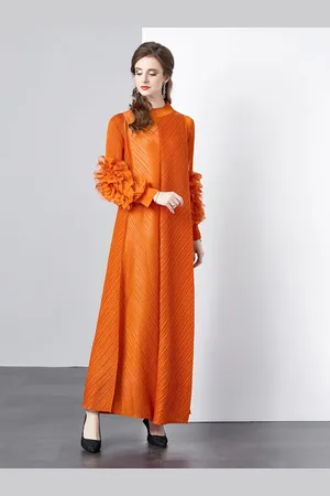 JC Collection Women A-Line Bell Sleeve Maxi Dress