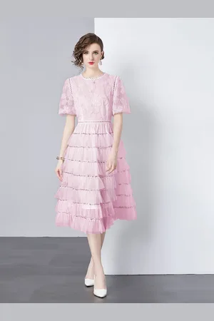 JC Collection Women Fit & Flare Midi Dress