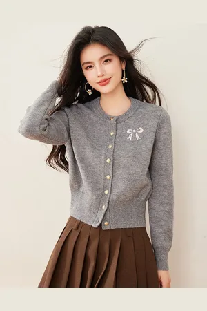 JC Collection Women Embroidered Cardigan
