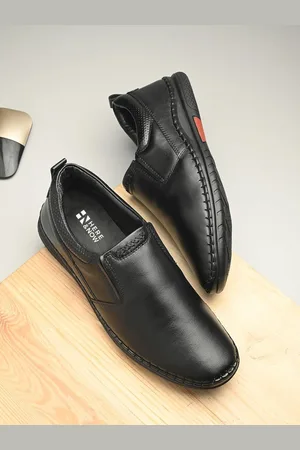 HERE&NOW Men Leather Formal Slip-On shoes