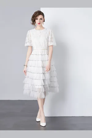 JC Collection Women Fit & Flare Midi Dress