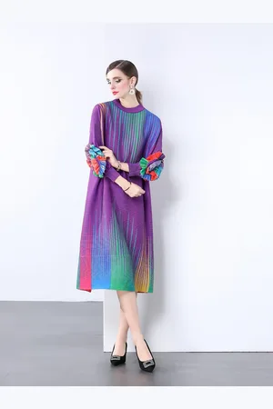 JC Collection Women Striped A-Line Dress
