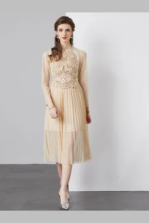 JC Collection Women Striped Fit & Flare Midi Dress