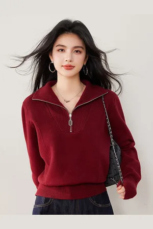 JC Collection Women Shirt Collar Crop Cardigan