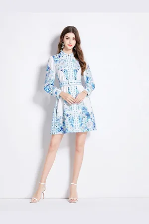 JC Collection Women Floral Printed A-Line Dress