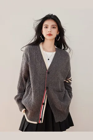 JC Collection Women Cable Knit Cardigan