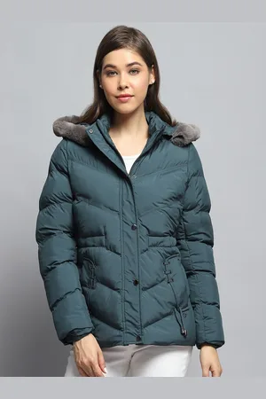 Monte Carlo Women Hooded Solid Casual Lightweight Parka Jacket
