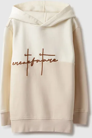 Benetton Boys Cotton Colourblocked Casual Sweatshirt