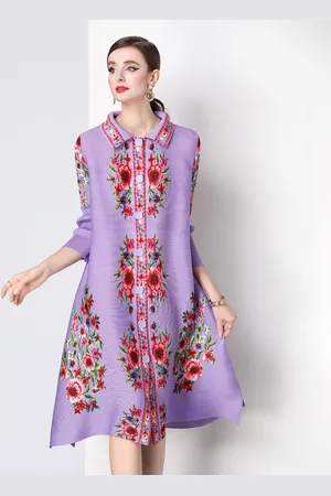 JC Collection Women Floral Printed A-Line Dress