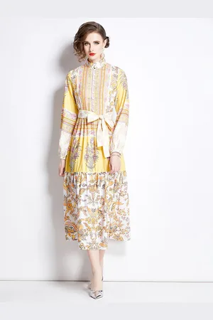 JC Collection Women Floral Print Maxi Dress
