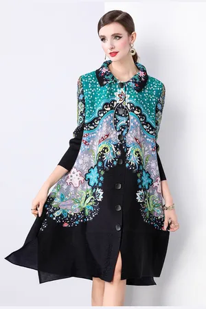 JC Collection Women Floral Printed Shirt Dress