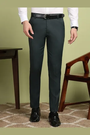 Invictus Men Regular Fit Mid-Rise Formal Trouser