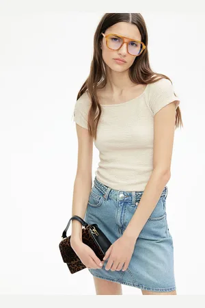 H&M Women Textured Jersey Top