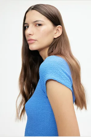 H&M Women Textured Jersey Top